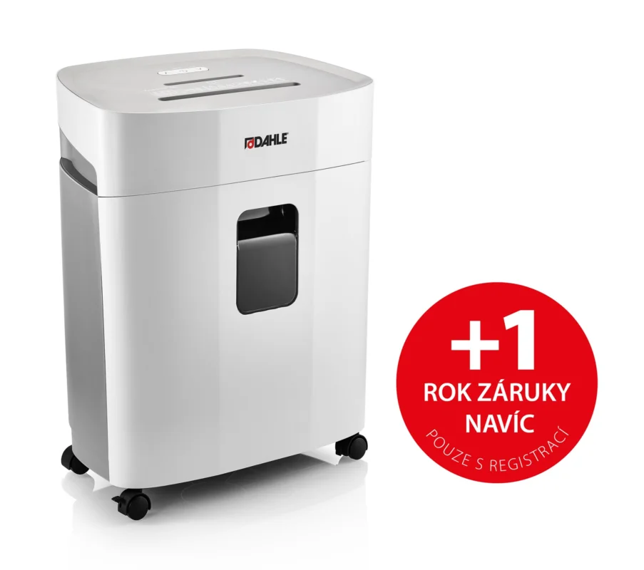 Skartovačka DAHLE PaperSAFE 420, 10 listů, 2 x 15 mm, 25 l - 23420 Oblíbený