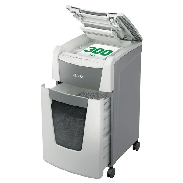 Cenově Výhodný Automatická skartovačka Leitz IQ AutoFeed 300 P4 - P4, řez na částice 4 x 30 mm