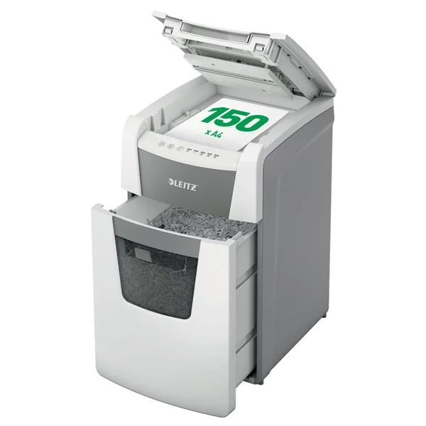 Automatická skartovačka Leitz IQ AutoFeed 150 - P4, řez na částice 4 x 30 mm Autentický