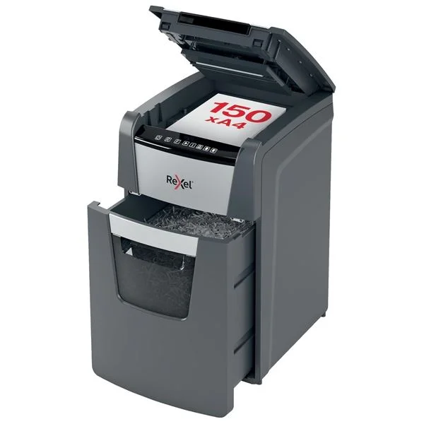 Automatická skartovačka Rexel Auto+ Optimum 150X - P4, řez na částice 4 x 28 mm Top Prodej