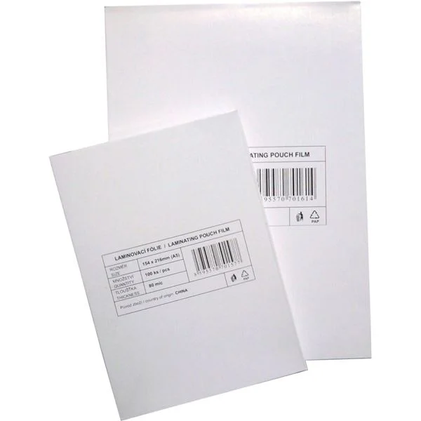 Laminovací fólie Standard - 83 x 113 mm, 2x 125 mikronů, lesklé, 100 ks Nakupujte Hned