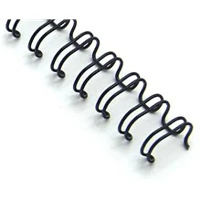 Výprodej Kovový hřbet 6,4mm (1/4") černá 100ks
