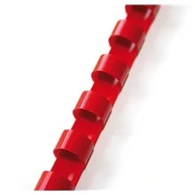 Novinka Plastový hřbet 8mm červená 100ks