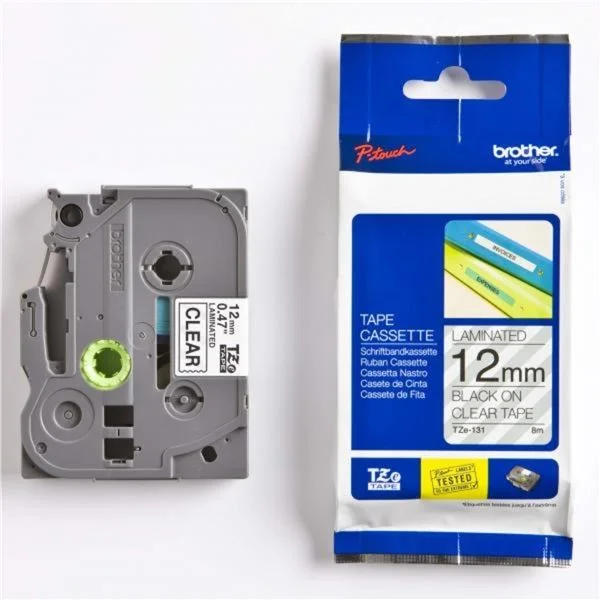 Páska Brother TZE-131, 12 mm, průhledná-černý text Akční Nabídka