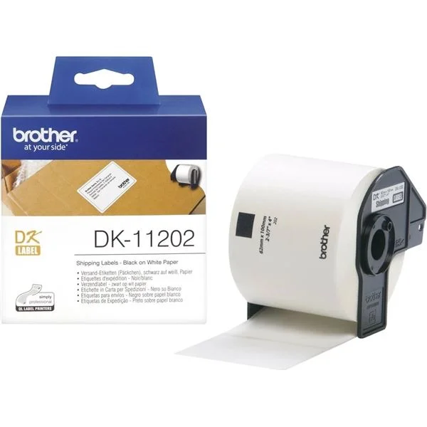 Samolepicí štítky Brother QL, DK11202, ,bílé Horká Nabídka