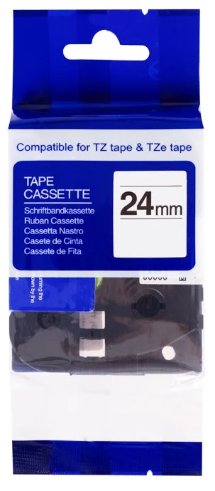 Ihned K Objednání Kompatibilní páska s Brother TZe-651 24mm x 8m, černá na žluté