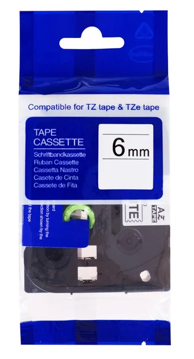 Kompatibilní páska s Brother TZe-611 6mm x 8m, černá na žluté Zlevněný