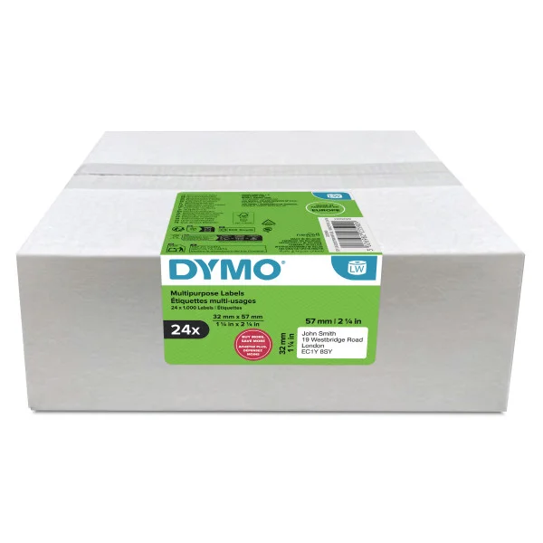 Zlevněný Dymo LabelWriter štítky 57 x 32mm, 24x1000ks, 2223590