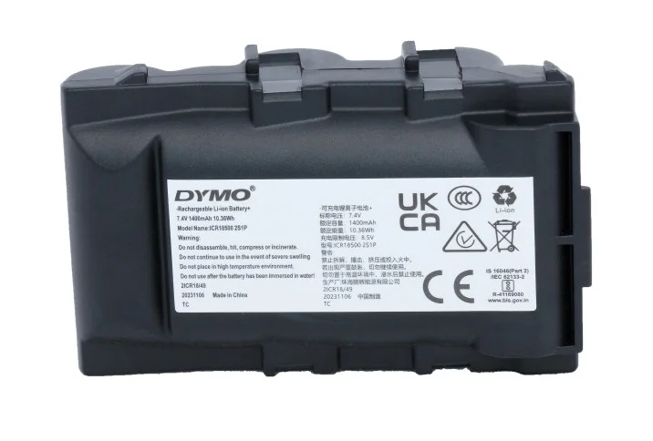 Akce Dobíjecí li-ion bateriový blok pro Dymo Rhino 6000+