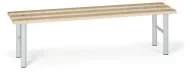 Šatní lavice 150 cm, šedá Zlevněný
