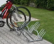 Jen Po Omezenou Doba Stojan na kola oboustranný, 5 stání, 130 cm