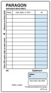 Obchodní paragon 70 - nečíslovaný 100 listů Cenově Výhodný