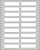 Sezónní Sleva Tabelační etikety dvouřadé VB 90x23 mm - 12000 etiket