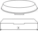 Rychlé Dodání Středící kotouč pro CD etikety pro CD02 (x=44 mm)