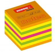 Neonové samolepicí bločky Kores Cubo 75x75 mm, 450 lístků Vrácení Zdarma