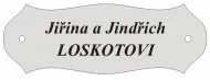 Dveřní štítek - typ 7 zlatá mat/ černá Cenový Hit