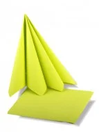 Ubrousky Duni 40x40 - kiwi, 5ks Levný