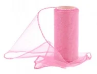 Vrácení Zdarma Organza 12 cm - růžová 047