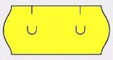 UNI 26x12 mm - barevné signální červená Nová Kolekce