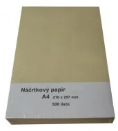 Odeslání Ihned Náčrtkový papír A3 chamois