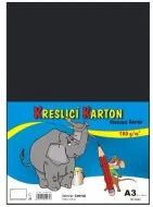 Kreslicí karton A3/180g černý Super Cena