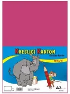 Akce Kreslicí karton A3/180g tm. růžový