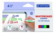 Značkovač Centropen 8569 stíratelný, sada 4 ks Novinka