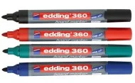 Akční Cena Značkovač Edding 360-stíratelný černá