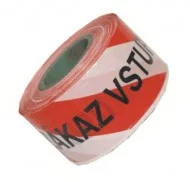 Výstražná páska - Zákaz vstupu, 80 mm x 100 m x 0,04mm. Akční Cena