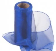 Akce Organza 12 cm - královská modř 083