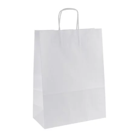 Rychlé Dodání Tašky papírové kraft kroucená ucha - 260 x 120 x 340 mm