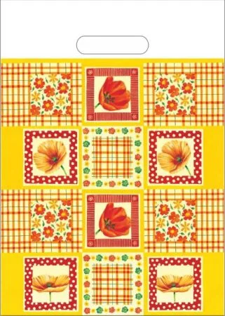 Sezónní Sleva taška 35 x 25 tulipány