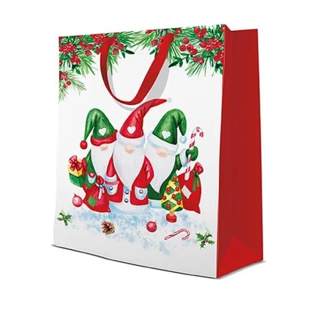 Dárková taška PAW Christmas Gnomes Super Cena