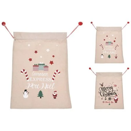 Vánoční dárková taška 50x70 cm (2 motivy, polyester) Značkový