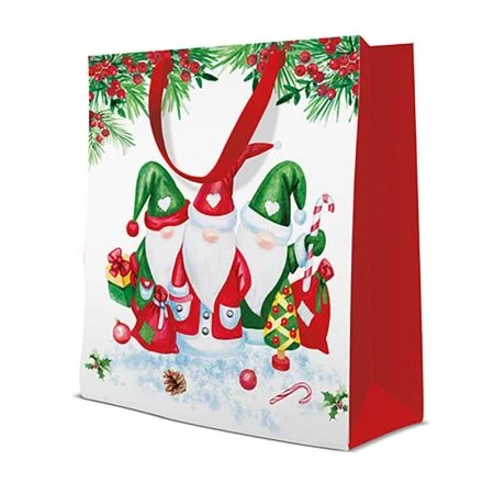 Nejlepší Volba Dárková taška PAW Christmas Glomes, large - 26,5x33,5x13 cm