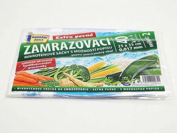 Sáček zamražovací 25x35cm/40 ks 17my /135/ Odeslání Ihned