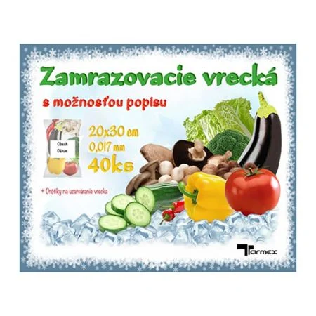 Zamrazovací sáčky 20x30cm, 40ks Vrácení Zdarma