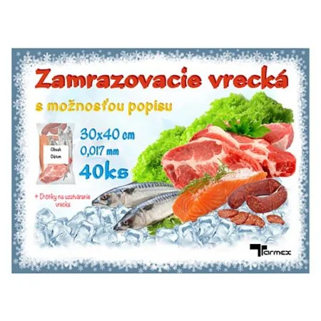 Zamrazovací sáčky 30x40cm, 40ks Sleva