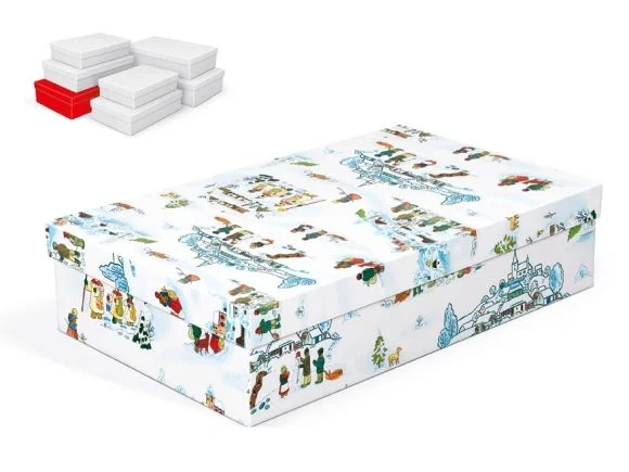 Must-Have krabice dárková vánoční A-V005-FL 34x22x8cm 5370760