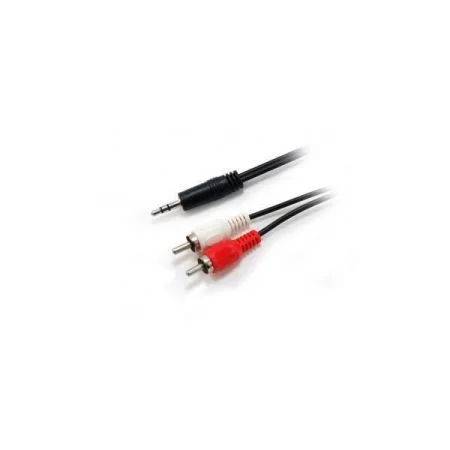 Značkový Audio kabel, 3,5mm jack-2xRCA, 2,5 m, EQUIP 14709207