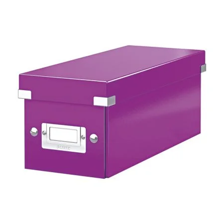 Krabice na CD Leitz Click&Store - purpurová Ověřený