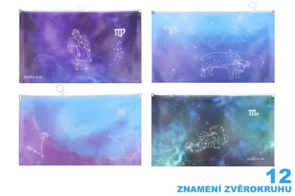 Cenově Výhodný Složka se zipem A4 - Zodiac (W016537 )