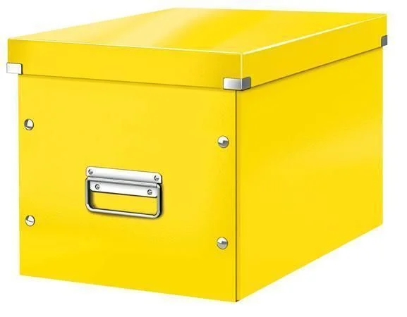 Krabice Click&Store, žlutá, lesklá, vel. L, LEITZ Rychlé Dodání