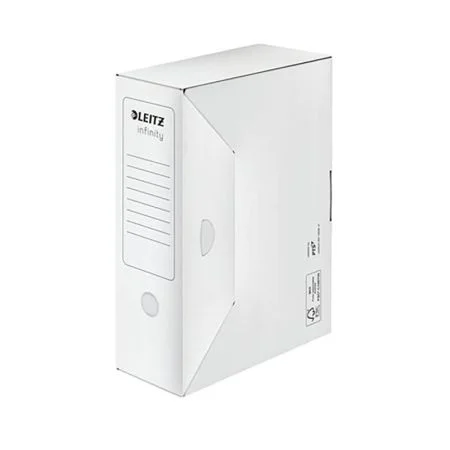 Must-Have Archivní box A4 / 100mm, recyklovaný karton, LEITZ "Infinity", bílý