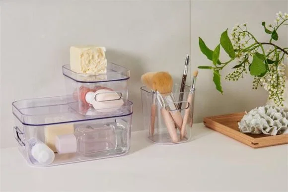Úložný box Compact Clear Mini, průhledný, plast, 0,6 l, SMARTSTORE 11790 Super Cena
