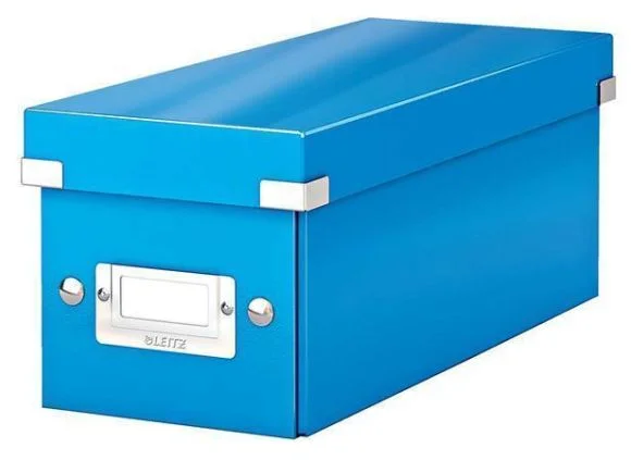 Finální Výprodej Krabice na CD Click&Store, tmavě modrá, LEITZ