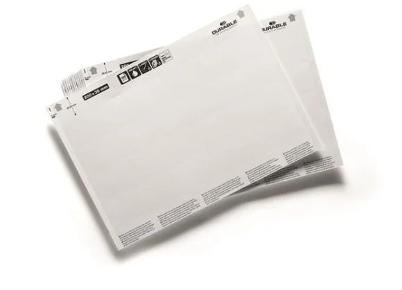 Nakupujte Hned Štítky pro SCANFIX, C-profily a LABELFIX, bílá, 200 x 27 mm, 80 ks, DURABLE 804102 ,balení 80 ks