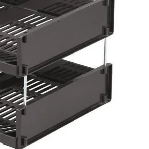 Adaptér k odkladači Optimo, stříbrná, 4 ks, kovový, DURABLE 1700132001 Jen Po Omezenou Doba