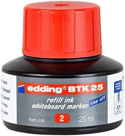 Poslední Šance Náplň do popisovače na bílou tabuli a flipchart BTK 25, červená, EDDING