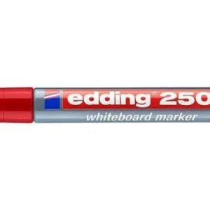 Zlevněný Popisovač na bílou tabuli a flipchart 250, červená, 1-3mm, kuželový hrot, EDDING